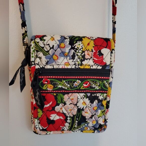 Vera Bradley poppy field small cross body bag - Picture 2 of 8